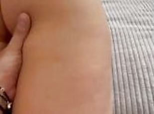 Juicy Ass gets spanked and pussy massage makes her cum