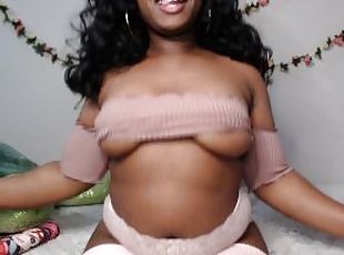 I Love Teasing You With My Bouncy Ebony Boobs