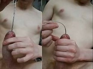 I couldn't contain my orgasm from such a high. Cum from urethral stimulation