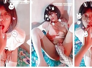 Mistress dominating her sissy crossdresser - Chinese Femdom