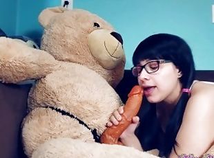 Play Time with Kiwwi - Teddy Bear Fuck! *Short*