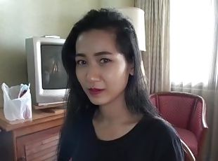 Japanese man creampies Thai girl in uncensored sex video