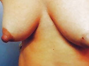 Gros nichons, Mamelons, Amateur, Mature, Blonde, Seins, Lait, En lactation