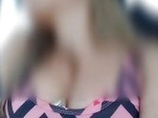 Masturbação, Orgasmo, Público, Cona (Pussy), Amador, Mulher madura, Carro, Sexo vestido