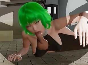 One punch man: Tatsumaki vs psycho