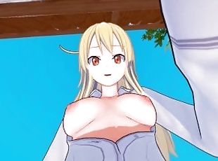 Futa Shiina Mashiro deepthroat Taker POV