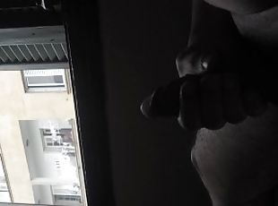 Neighbor can't stop watch me masturbating at window