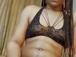 masturbação, transsexual, amador, anal, tiro-ao-alvo, ébona, punheta, penetração-de-braço, preto, bbw