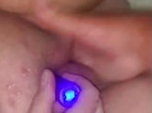 Masturbation, Orgasm, Kvinnligt sprut, Fru, Amatör, Milf, Leksak, Hemmagjord, Par, Pov