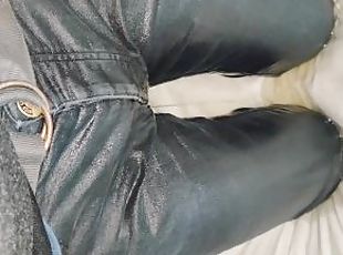 masturbation, pisser, culotte, horny, fétiche, solo, jeans, sexe-habillé, humide