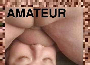 amateur, fellation, énorme-bite, belle-femme-ronde, salope, petite-amie, ejaculation, fétiche, boules, brunette