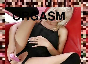 masturbation, orgasme, chatte-pussy, amateur, ados, jouet, doigtage, blonde, gode, solo