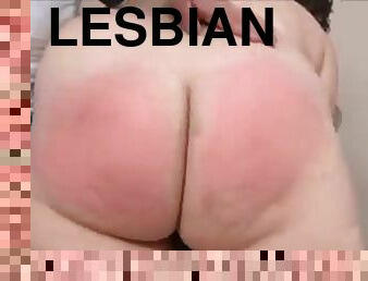 לסבית-lesbian, שמנמן, תחת-butt, עונש-מלקות