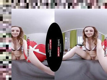 Virtual reality porn  fucking a teen bush