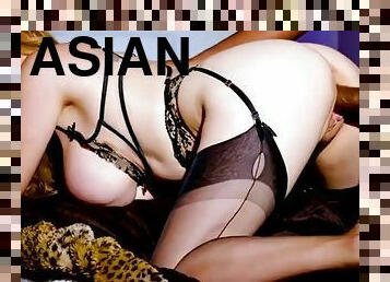 Asian superstar kianna dior takes mandingo's bbc