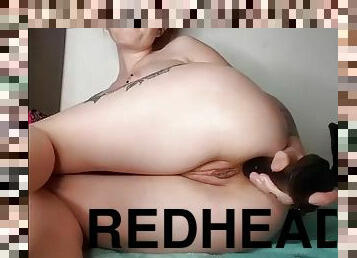Redhead teen tries anal