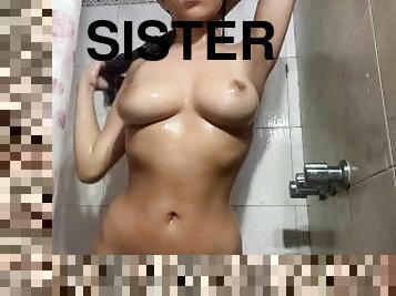 mandi, payu-dara-besar, pelancapan, tua, amateur, perempuan-jelita, remaja, orang-latina, main-dengan-jari, adik-perempuankakak