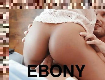 Enjoyable ebony bimbo horny sex clip