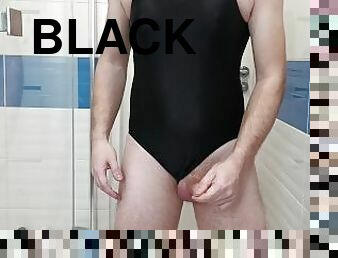 Black Speedo hydrasuit swimsuit