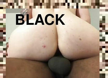 BIG BLACK COCK POUNDS PAWG - homemade content