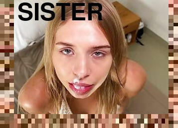 Fed my stepsister with cum.