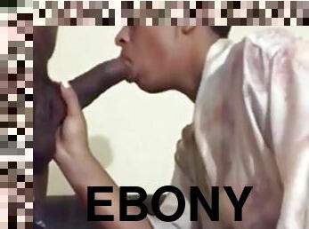 Slut Ebony Sucking Horny BBC