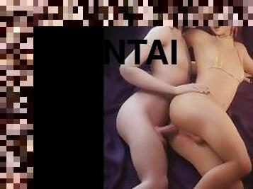 anal, animatie, hentai