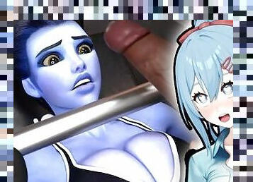 wow. could it be? the best hentai blowjob of all time?  Vtuber React! Widowmaker Free USE HENTAI