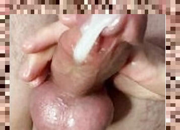 imens-huge, masturbare-masturbation, amatori, jet-de-sperma, pula-imensa, dublu, sperma, solo, pula