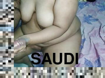 Saudi MILF Hot naked Stepmom sex with stepson when his wife not at home