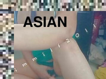 asia, orgasme, umum, amatir, jenis-pornografi-milf, mainan, permainan-jari, sudut-pandang, normal, alat-mainan-seks