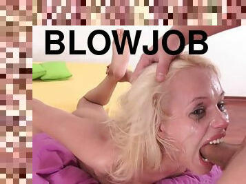 Lewd minx thrilling extreme blowjob video