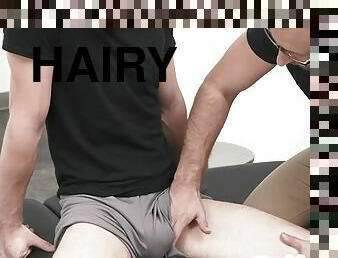 Hairy ass fucked in the ass by massed stud after deepthroat