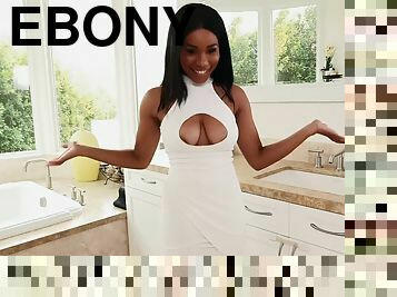 Kinky ebony bombshell Jenna Foxx crazy porn movie