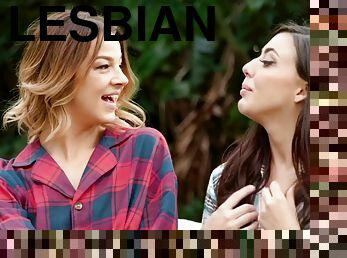 Lustful whores lesbian breathtaking sex video