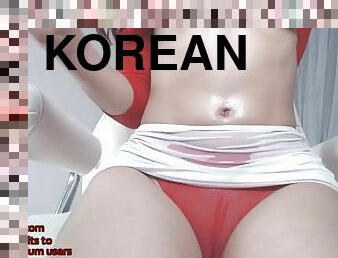 asia, mastubasi, amatir, remaja, webcam, seorang-diri, korea, jari-kaki