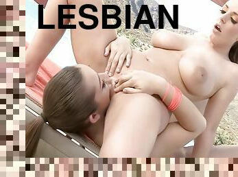 orgasme, di-tempat-terbuka, sayang, lesbian-lesbian, kolam-renang, cantik, oral-melalui-mulut, putih