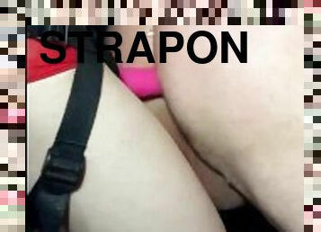 strapon, amatori, anal, jucarie, femdom, penetrand