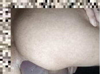 magro, anal, brinquedo, gay, dildo, sozinho, gigante