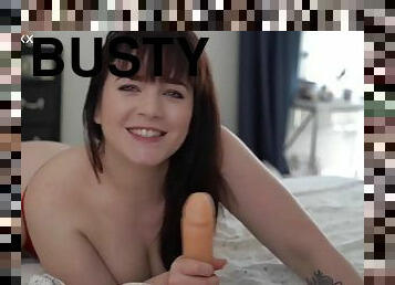 store-pupper, svær, pussy, amatør, tenåring, ung-18, søster, busty, pupper, busty-tenåring