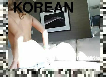 amatir, berkulit-hitam, bintang-porno, hitam, menelan, korea, realitas