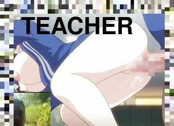 monster, schulmädchen, lehrer, anime, hentai