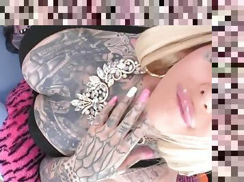 Huge boobs tranny britney boykins toy fucks her asshole