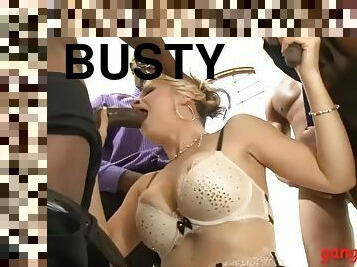 Hot busty woman sarah vandella dped by big black cocks