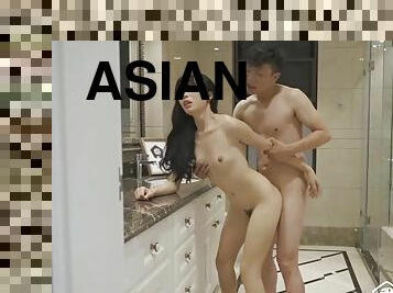 Asian lustful teen hard porn video