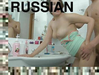 Sultry Russian minx Eleonora breathtaking sex clip