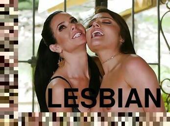 besar-huge, vagina-pussy, diikatkan-pada-tubuh, isteri, sayang, lesbian-lesbian, bersetubuh, cantik, alat-mainan-seks