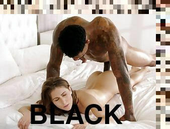 BLACKED Young Babe Secretly Fucks BIG BLACK DICK while her Friends are gone - Jason luv