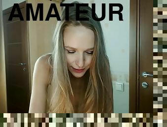 amatør, blond, webcam