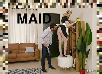 A young sex maid Anny Aurora is fucked by a man twice her age